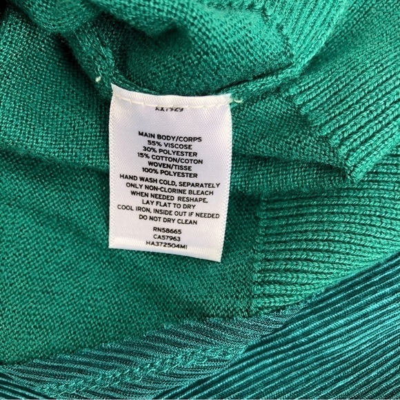 HALOGEN Nordstrom green sweater oversized size 1xl - Picture 2 of 9